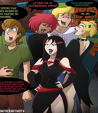 FRED and SHAGGY party with the Hex GIRLS